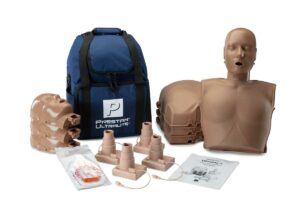 4-Pack Ultralite Manikin w/ CPR Feedback (Dark Skin)